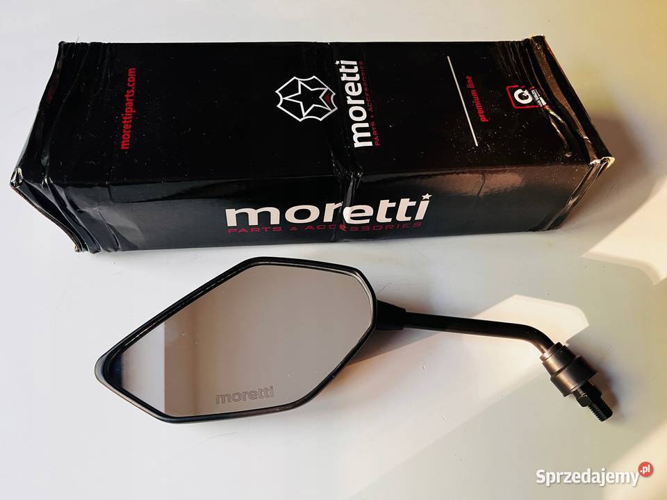 MORETTI LUSTERKO LEWE gwint 10MM prawy Motorower sprzedam