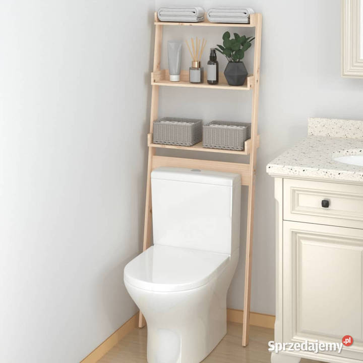 Półka łazienkowa 635x32x179 lite drewno sosnowe Warszawa