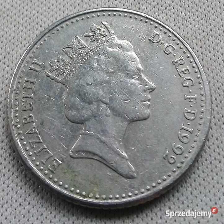 WIELKA BRYTANIATEN PENCE1992 r mazowieckie Legionowo
