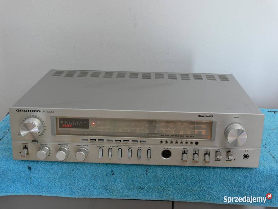 Amplituner Grundig R1000 śliczny Vintage WYSYŁKA Jasło sprzedam