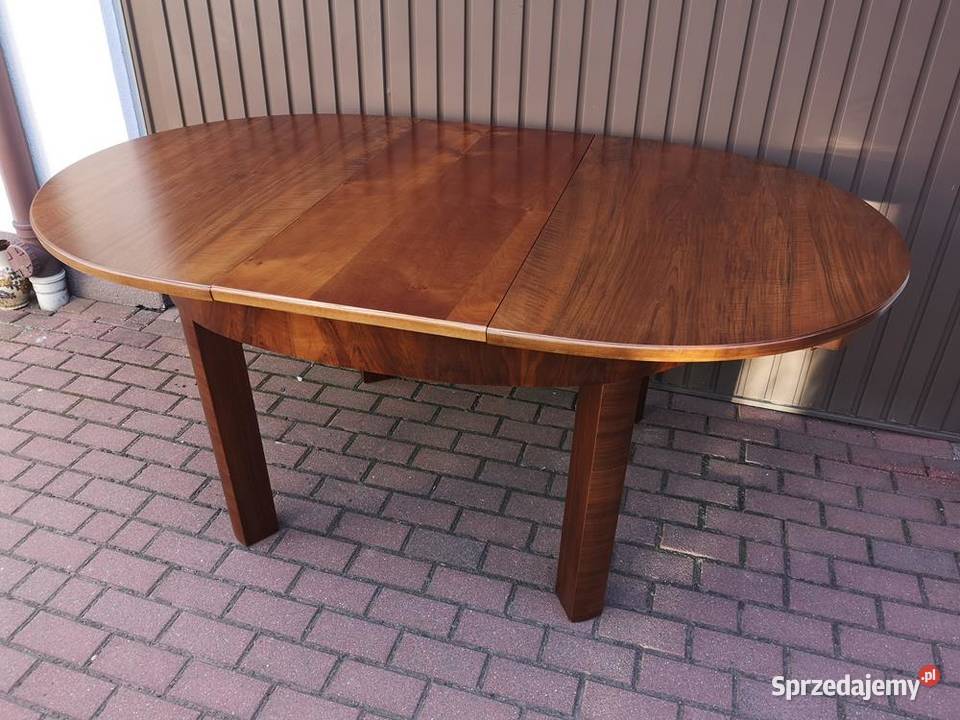 Stół ArtDeco Duży 292 Orzech Antyk Stary Meble Swarzędz