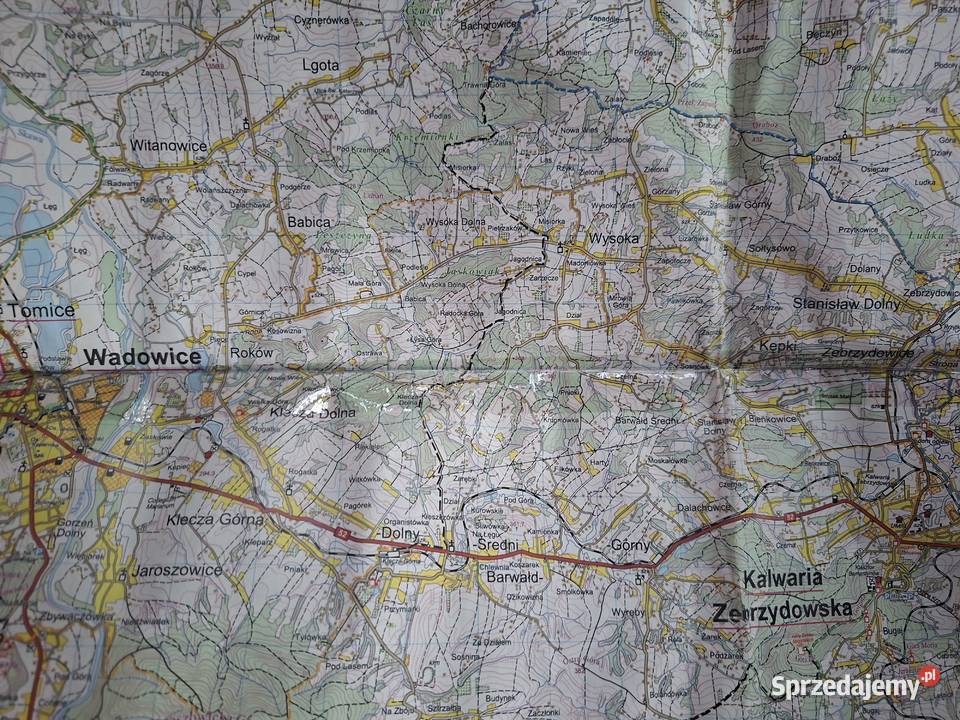 Krakowa 150 000 Compass mapa turystyczna małopolskie Kraków