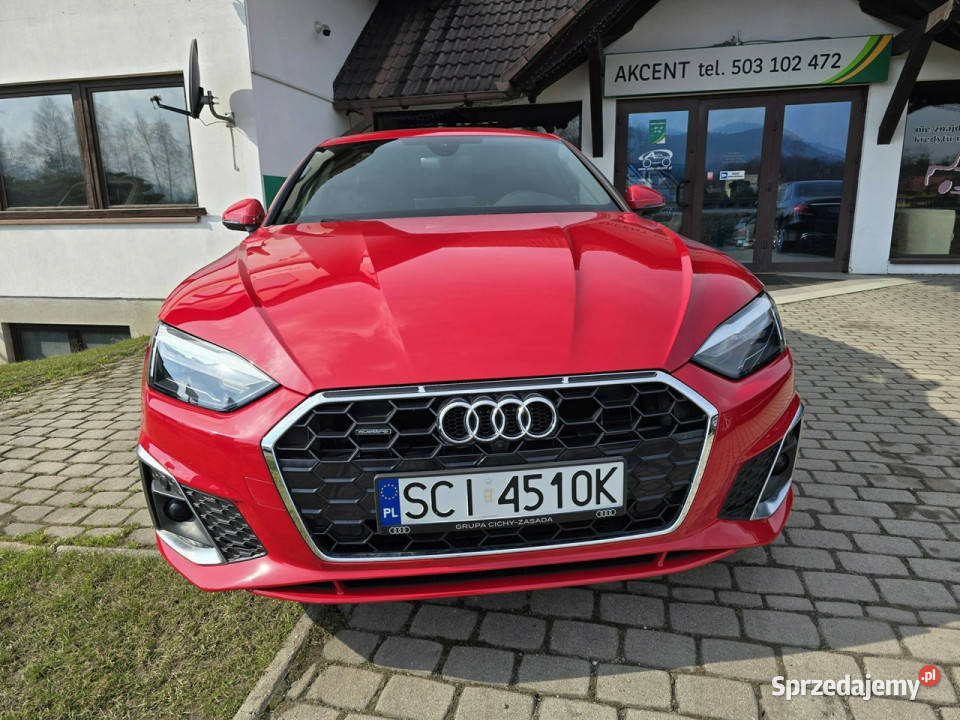 Audi A5 Sportback Quattro SLine 32770 F5 Zarejestrowany w Polsce Ustroń