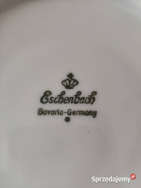 Porcelana retro trio Eschenbach Venedig Perlrand