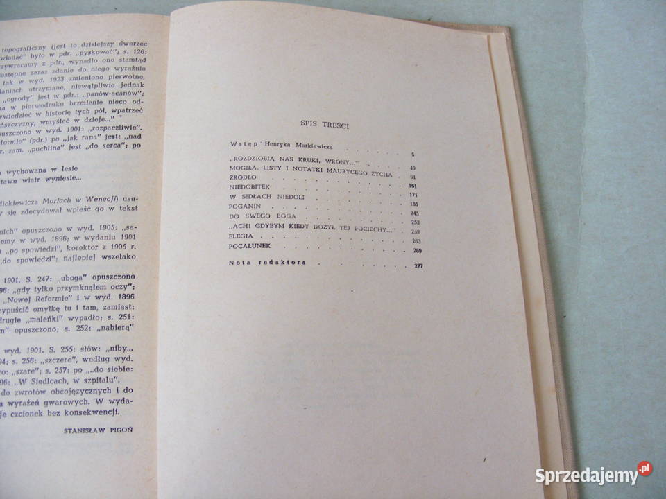 Żeromski Sułkowski Turoń Dzieje grzechu literatura piękna - proza polska Proza i poezja dolnośląskie Oborniki Śląskie