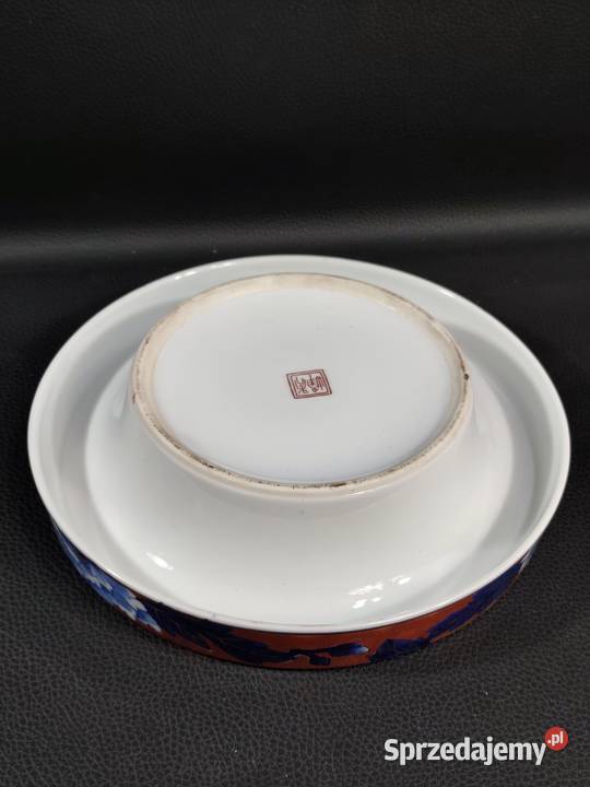 Zabytkowa Porcelanowa Japońska Popielnica Poddębice