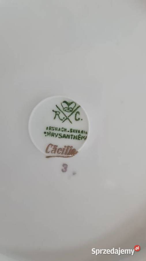 Talerzyk Deserowy Rosenthal Cacilie Porcelana i szkło Gorlice