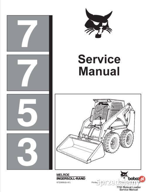 Bobcat 7753 instrukcja napraw Kielce