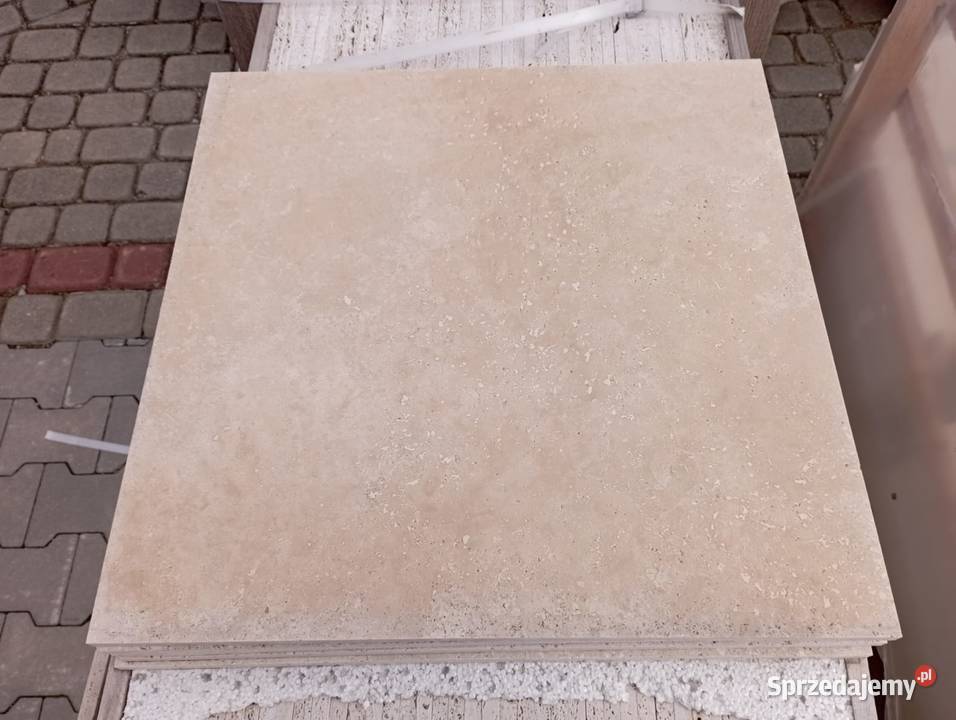 Płytki marmurowe TRAWERTYN 60x60x15 mat Przemyśl