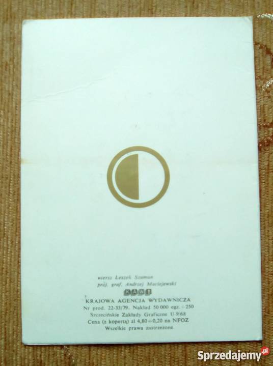 ZNAK ZODIAKU STRZELEC Z WIERSZEM LESZKA SZUMANA Pocztówki i karty telefoniczne Piszczac