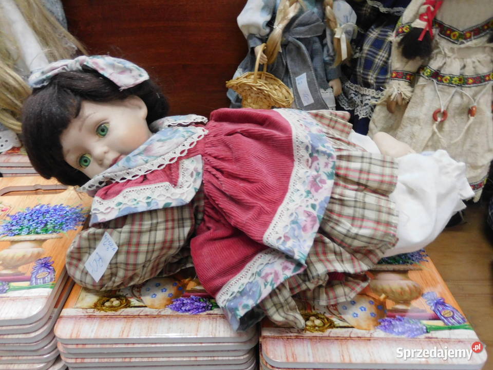 Porcelanowa lalka leżąca dolnośląskie Oleśnica