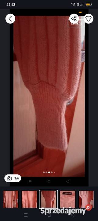 Długi ciepły sweter Swetry i golfy Kowalec