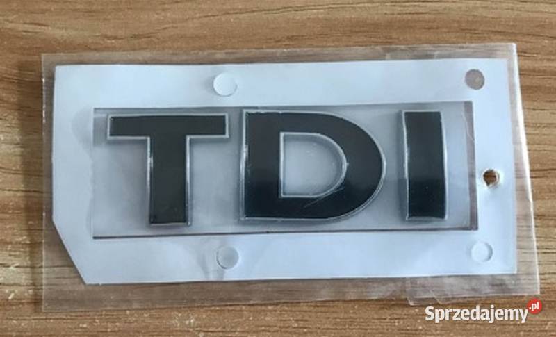 NOWY emblemat czarny TDI znaczek klejany logo lubelskie Zamość sprzedam
