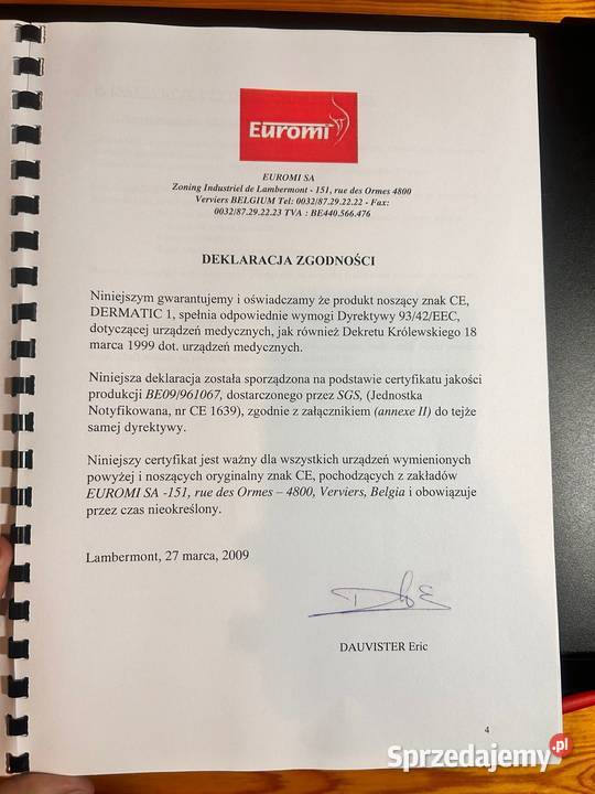 Dermatic1 Pistolet do mezoterapii lubuskie Świebodzin sprzedam