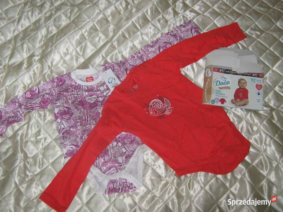 Body dziecięce z długim rękawem R92 Nowe uniseks Baranowo