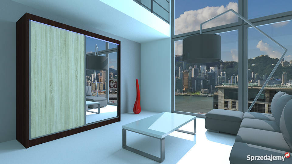 Nowoczesne Pojemne Szafy Przesuwne Super 216cm Wrocław