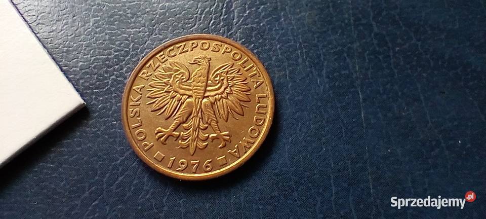 Stare monety 2 złote 1976 PRL Polska piękna Lesko