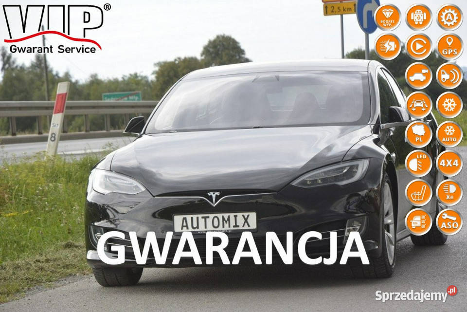 Tesla Model S Tesla Model S D75 4x4 panorama ABS Sędziszów Małopolski sprzedam