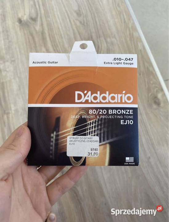 Gitara akustyczna Ever Play futerał pasek Garwolin