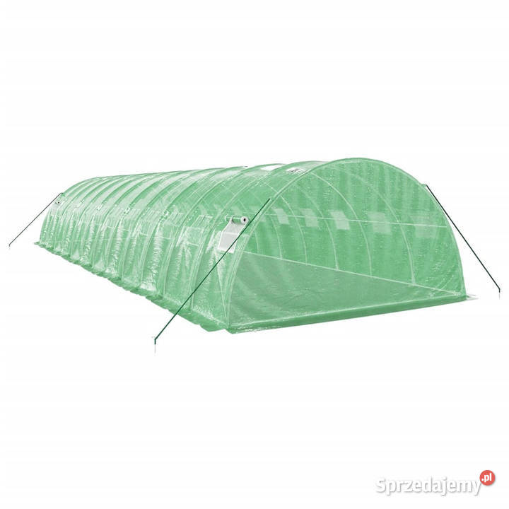 Szklarnia ze stalową ramą zielona 48 m 12x4x2 m Warszawa