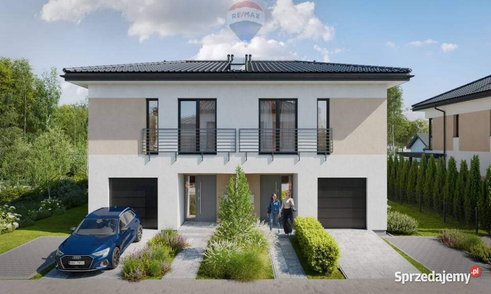 Nowoczesny dom bliźniak w Łazach bez PCC Łazy