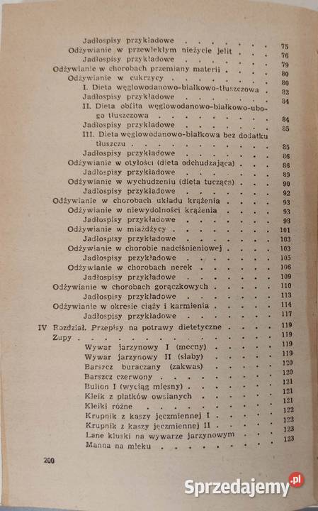 Żywienie dietetyczne w rożnych chorobach Osięciny