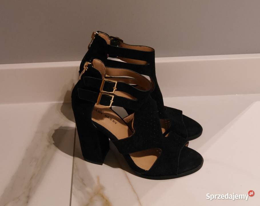 Lady Glory śliczne buty zamsz 36 22cm Półbuty Wrocław