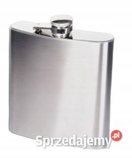 Duża Piersiówka ok 540 ml 18OZ XXL Srebrna Ostrowy nad Okszą