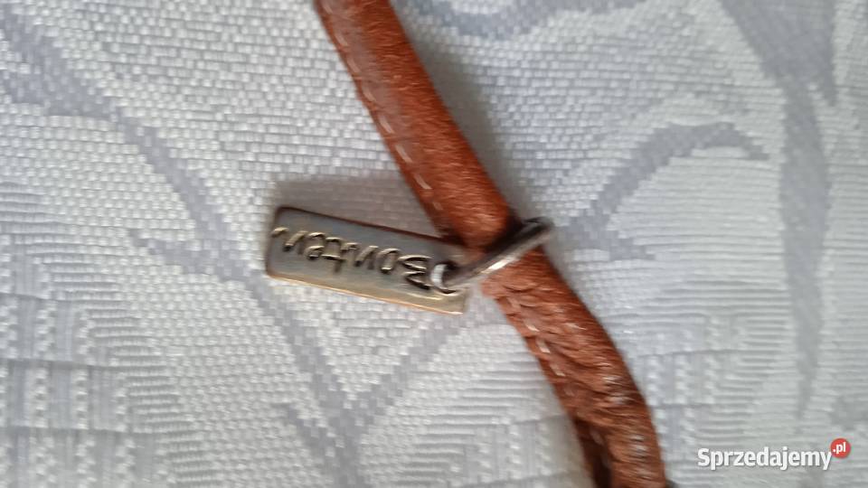 SKÓRZANA BRANSOLETA NA MAGNES Piła