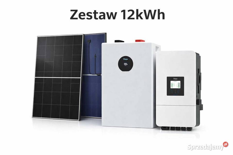 Zestaw budżetowy 12kWh LV panele inwerter 3 fazy