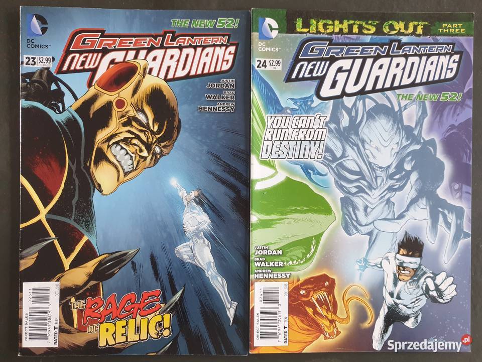 Green Lantern Guardians 19 komiksów DC USA Superbohaterowie pomorskie Gdynia