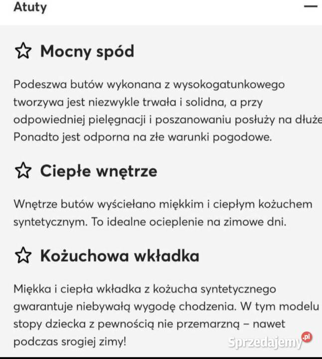 Nowe Śniegowce rozmiar 21 Kozaczki Kraków