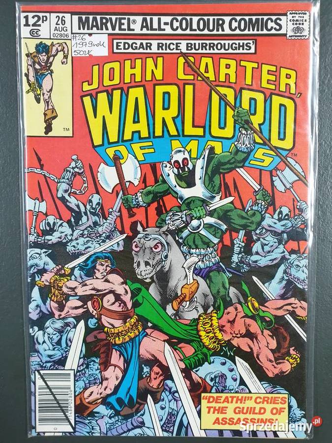 John Carter Warlord Of Mars 2 komiksy Marvel USA Gdynia sprzedam
