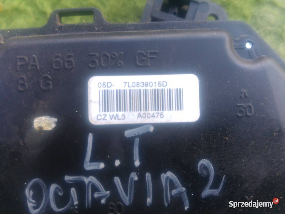 Skoda OCTAVIA 2 II zamek drzwi 3D1837015AB lewy Dębno