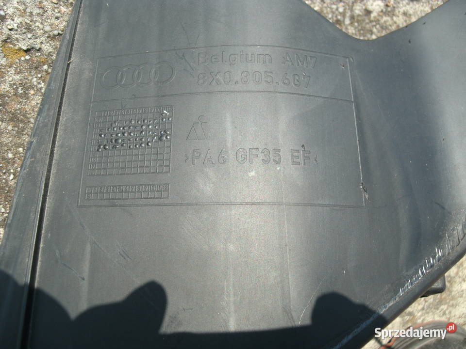 Ślizg zderzaka pod lampę Audi A1 8X0805607 Jełowa