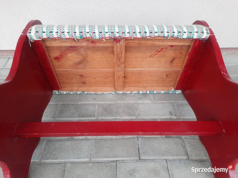 Stara drewniana ławka rustykalny styl Tczew sprzedam