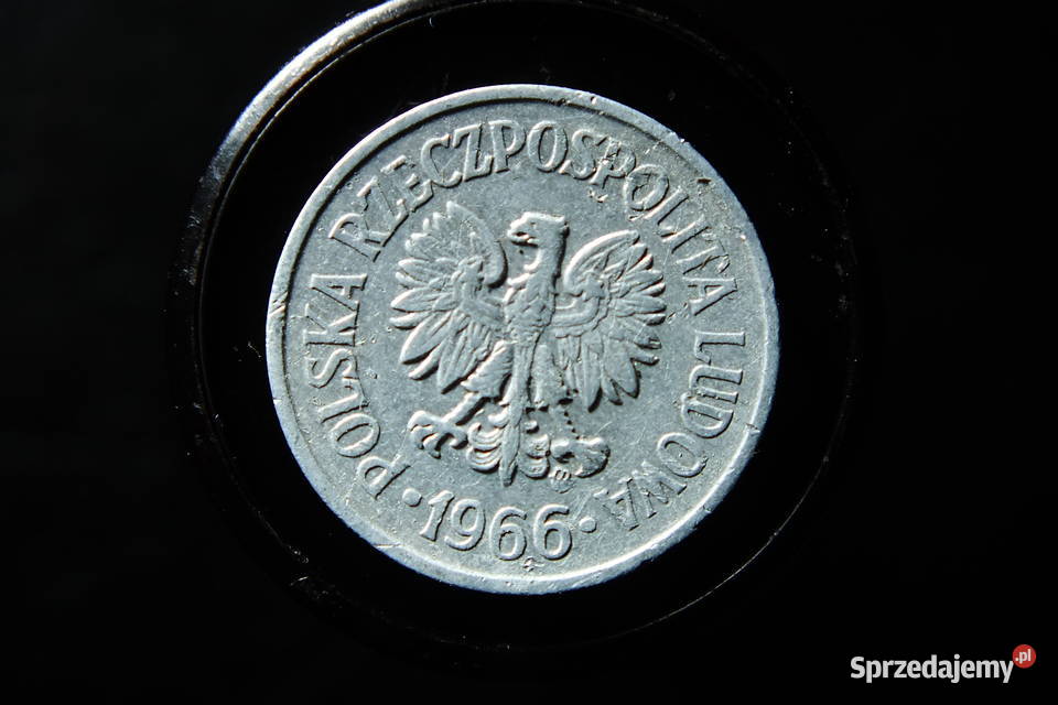 Moneta 10 groszy 1966 Numizmatyka dolnośląskie Lubin