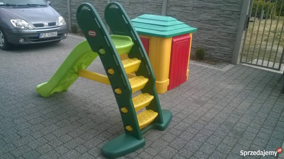 Domek ogrodowy CHICCO plus zjeżdzalnia 18m+ wielkopolskie sprzedam