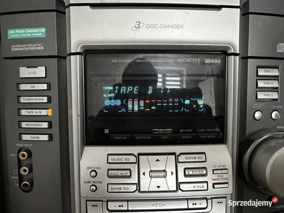 Wieża SONY MHC RG55S 21 stereo z akcesoriami Gołąb