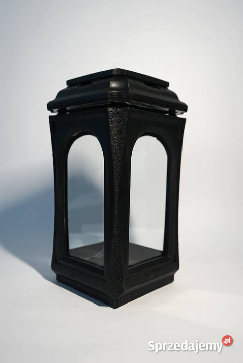 Czarny znicz żywiczny lampion neo śląskie Częstochowa sprzedam