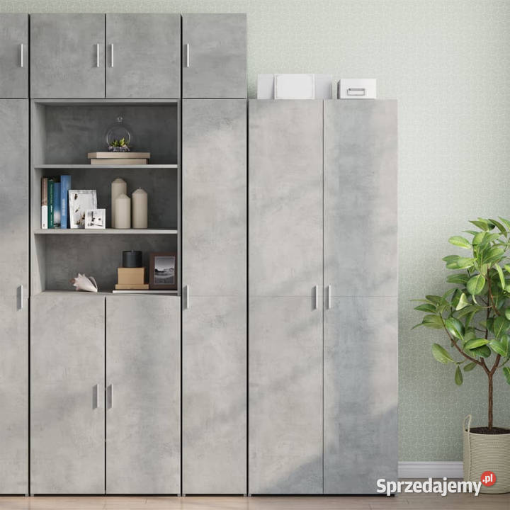 Szafka wisząca szarość betonu 30x425x40 WM846092 Warszawa sprzedam