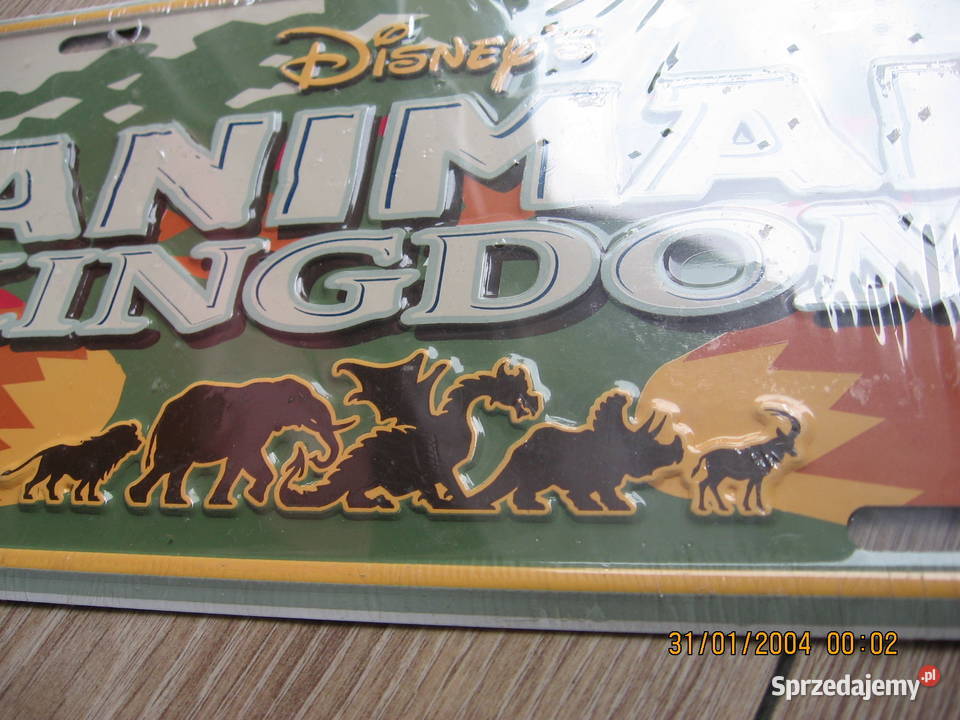 Tablica rejestracyjna Disney Animal Kingdom Lew Gadgety motoryzacyjne Przemyśl