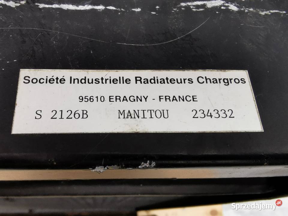 Chłodnica cieczy Manitou MLT 523 Wilkowo