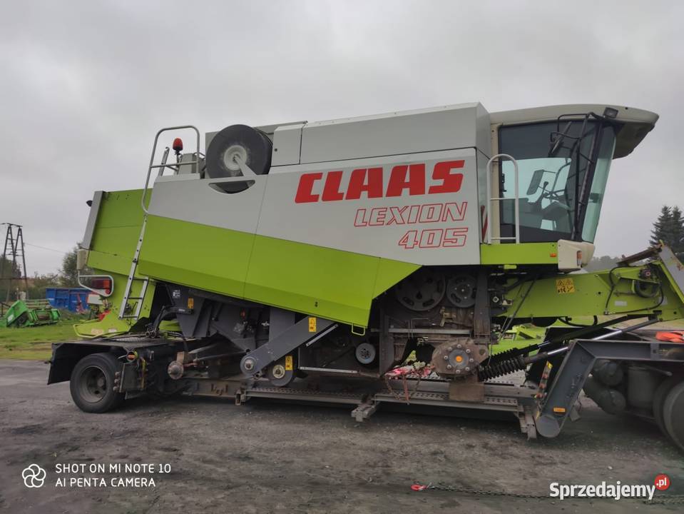 Claas Lexion 405 99r Heder C450 z wózkiem Czersk