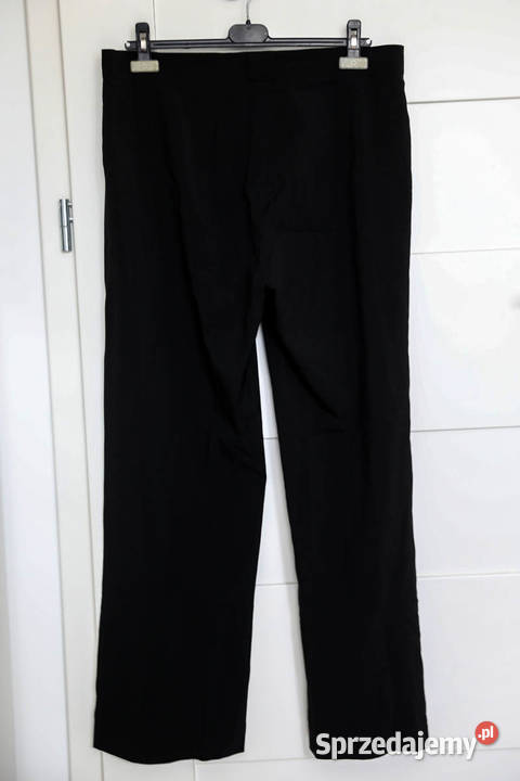 Spodnie czarne damskie 48