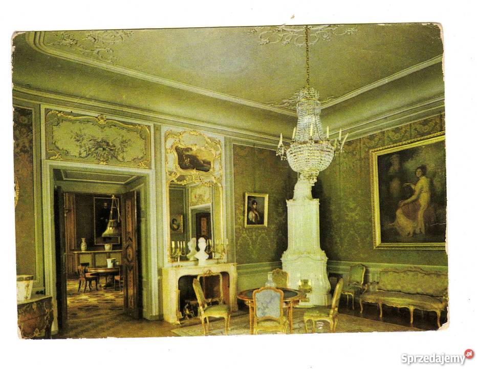 ŁAŃCUT SALON ZIELONY POCZTÓWKA