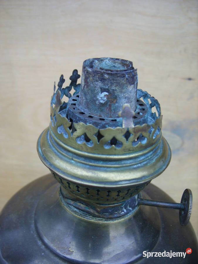 Stara mosizna lampa naftowaKOSMOS Wołów