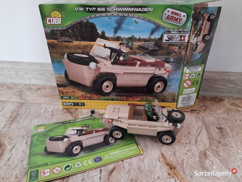 Cobi VW Typ 166 Schwimmwagen kujawsko-pomorskie Toruń