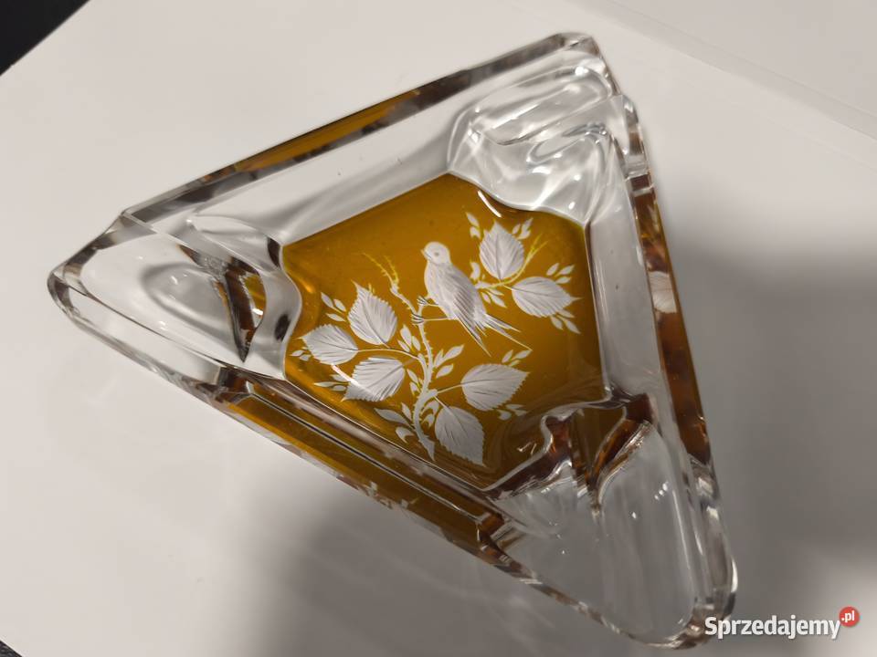 kryształowa popielniczka vintage pomorskie Gdańsk sprzedam
