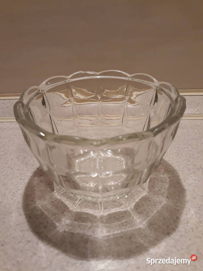 mała miseczka przezroczyste szkło przezroczysty Ceramika i szkło pomorskie Gdańsk